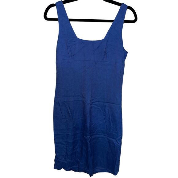Isabel Ardee Petites by Moti Bashan Neiman Marcus Blue Sleeveless Dress - Picture 1 of 4